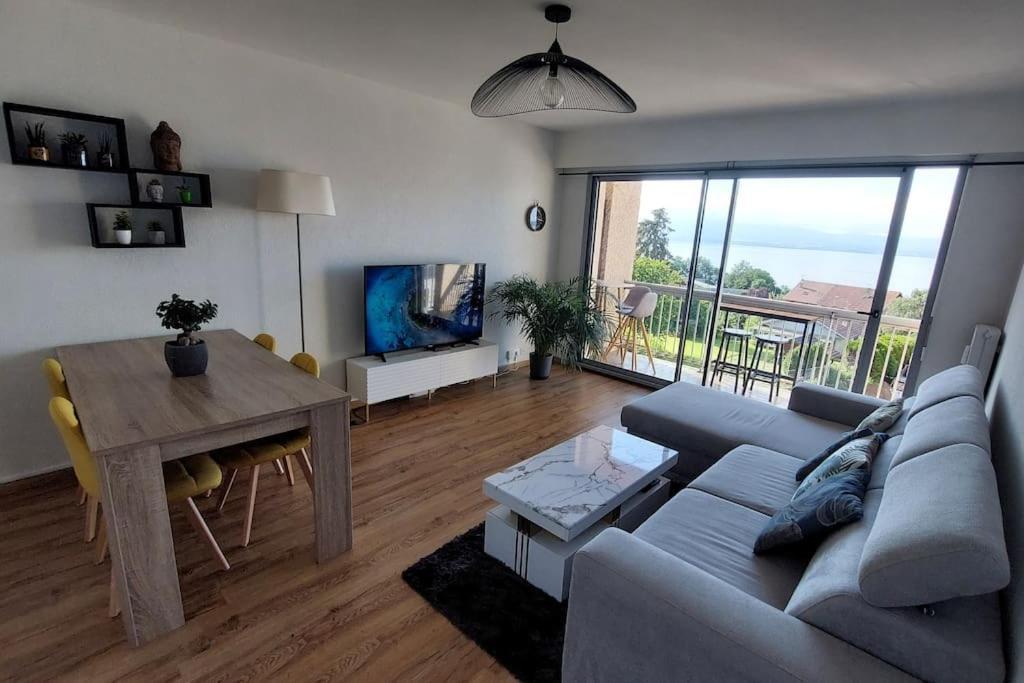 Appart Cosy Avec Vue Sur Le Lac Leman Évian-les-Bains Exterior foto